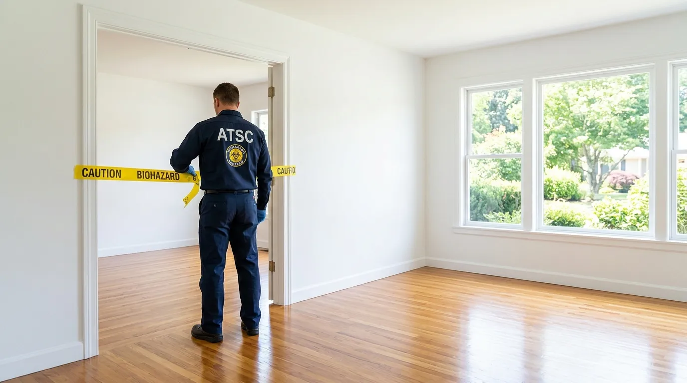 Certified biohazard cleanup crew performing Decomposition Cleanup in Fern Park
